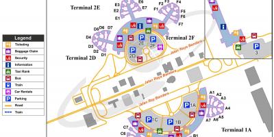 Cgk letisko mapu