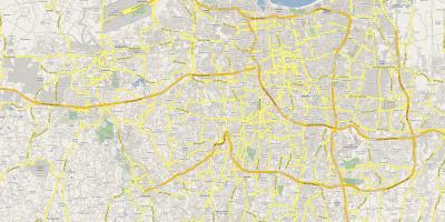 Mapa Jakarta cesty
