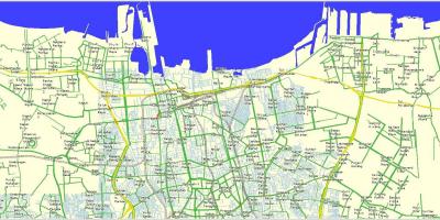 Mapa severnej Jakarta